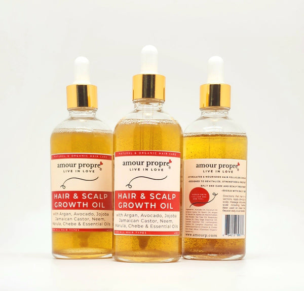 Organic Chebe Hair Growth Oil with Avocado and Argan Oils