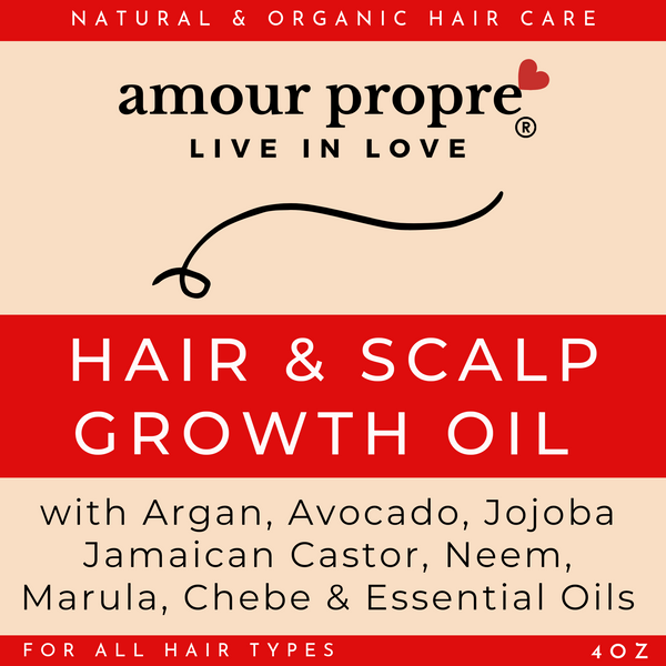 Organic Chebe Hair Growth Oil with Avocado and Argan Oils