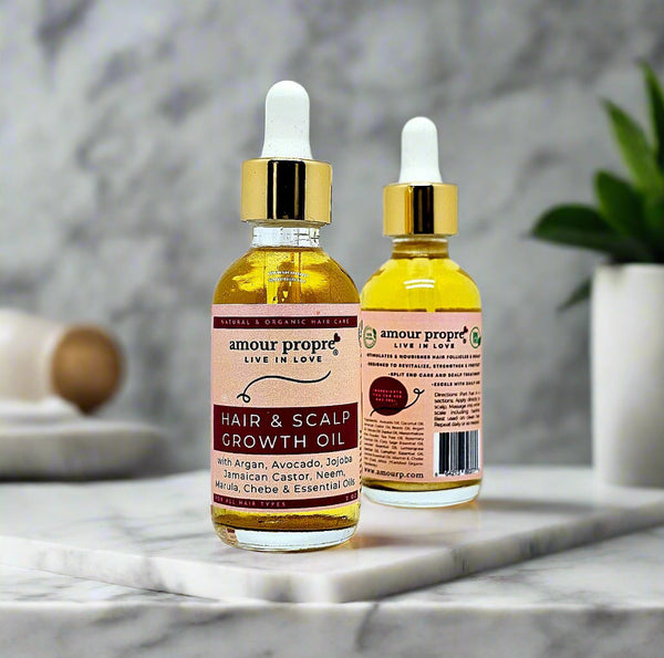 Organic Chebe Hair Growth Oil with Avocado and Argan Oils