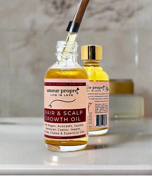 Organic Chebe Hair Growth Oil with Avocado and Argan Oils