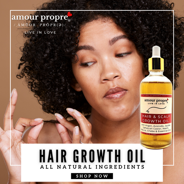 Organic Chebe Hair Growth Oil with Avocado and Argan Oils