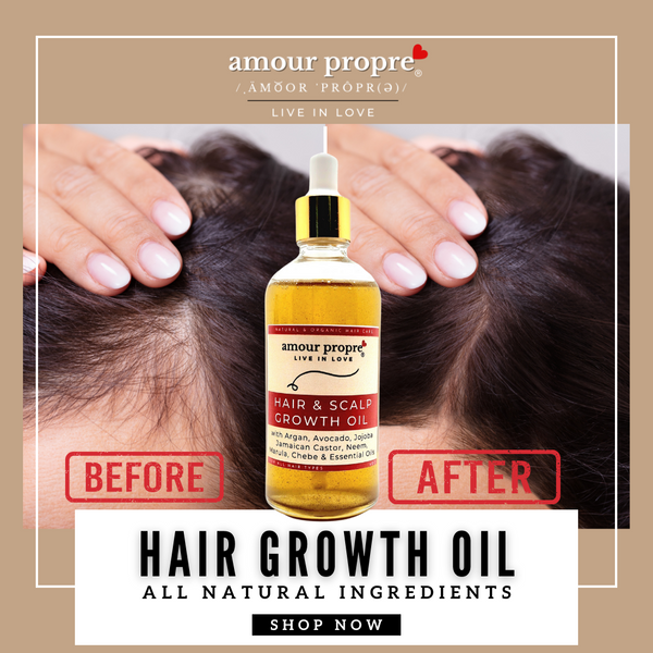 Organic Chebe Hair Growth Oil with Avocado and Argan Oils