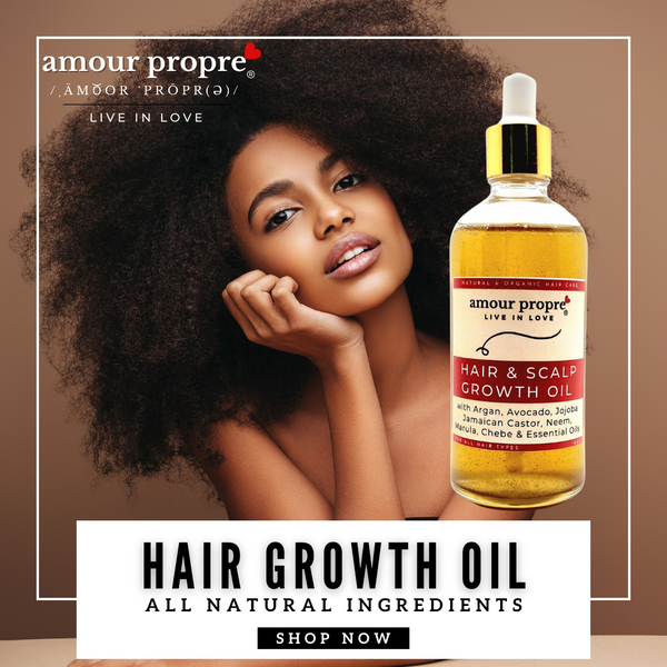 Organic Chebe Hair Growth Oil with Avocado and Argan Oils