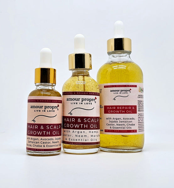 Organic Chebe Hair Growth Oil with Avocado and Argan Oils
