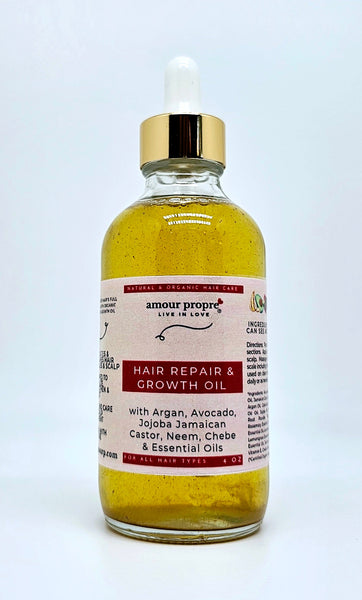 Organic Chebe Hair Growth Oil with Avocado and Argan Oils