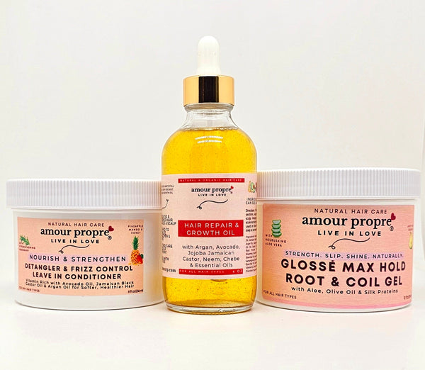 Organic Chebe Hair Growth Oil with Avocado and Argan Oils