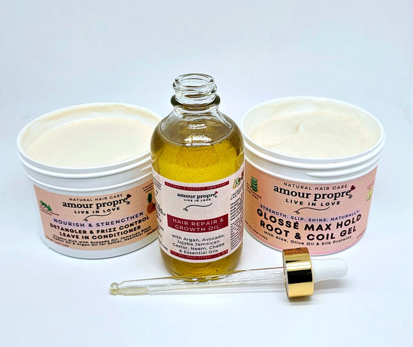 Organic Chebe Hair Growth Oil with Avocado and Argan Oils